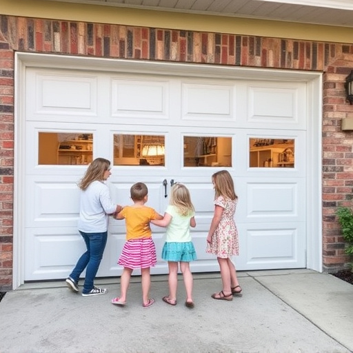garage door safety tips for families with children
