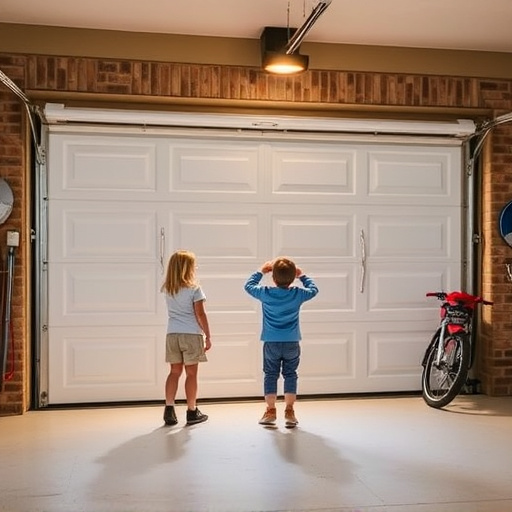 garage door safety tips for families with children