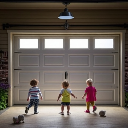 garage door safety tips for families with children