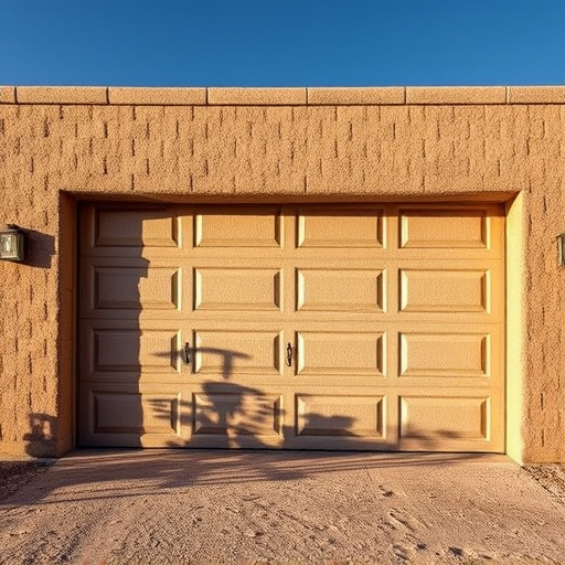 how dust and heat affect garage doors in the desert climate