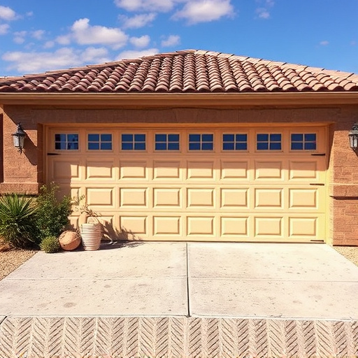 how dust and heat affect garage doors in the desert climate