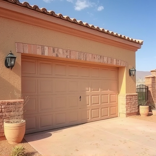 how dust and heat affect garage doors in the desert climate
