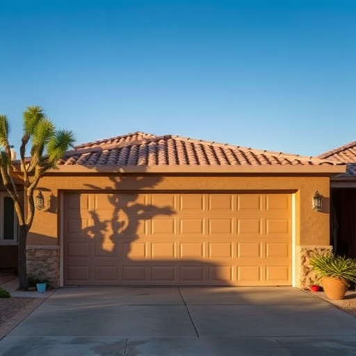 how dust and heat affect garage doors in the desert climate