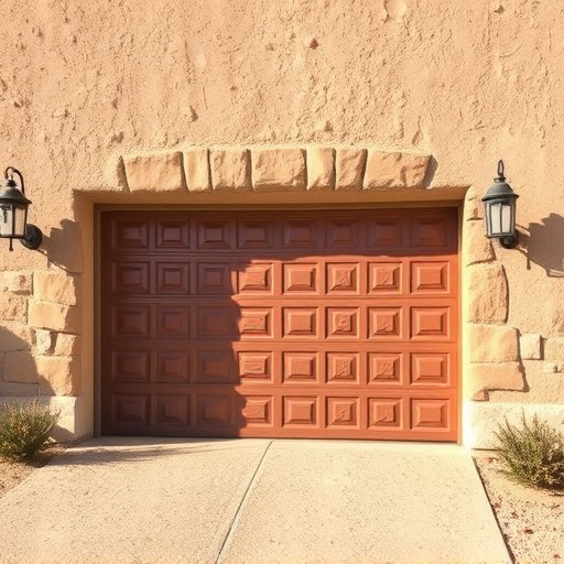 how dust and heat affect garage doors in the desert climate