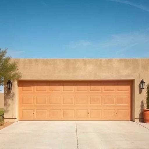 how dust and heat affect garage doors in the desert climate