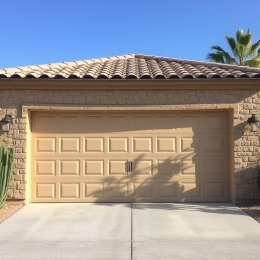how dust and heat affect garage doors in the desert climate