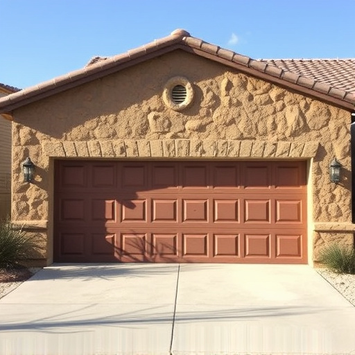 how dust and heat affect garage doors in the desert climate
