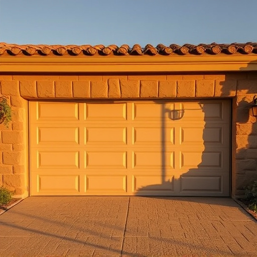 how dust and heat affect garage doors in the desert climate