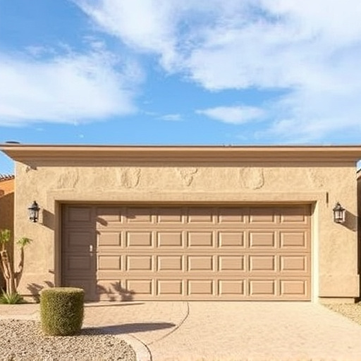 how dust and heat affect garage doors in the desert climate