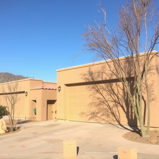how dust and heat affect garage doors in the desert climate