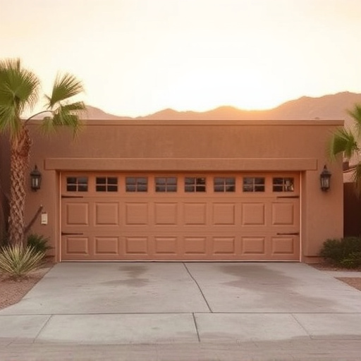 how dust and heat affect garage doors in the desert climate