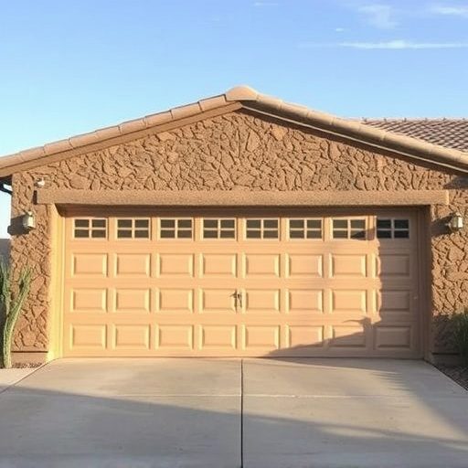 how dust and heat affect garage doors in the desert climate