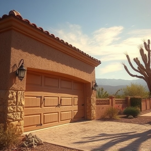 how dust and heat affect garage doors in the desert climate