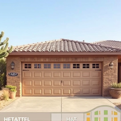 how dust and heat affect garage doors in the desert climate
