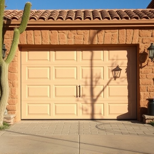 how dust and heat affect garage doors in the desert climate