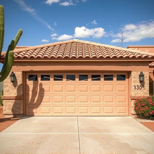 how dust and heat affect garage doors in the desert climate