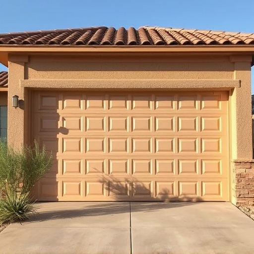 how dust and heat affect garage doors in the desert climate