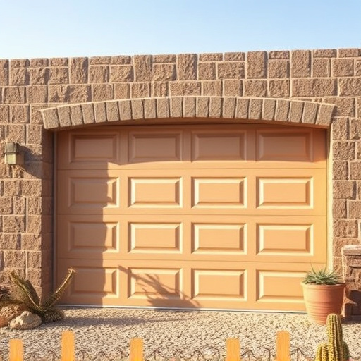 how dust and heat affect garage doors in the desert climate