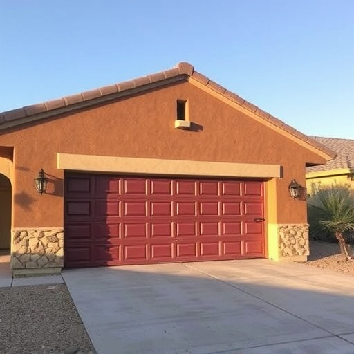 how dust and heat affect garage doors in the desert climate