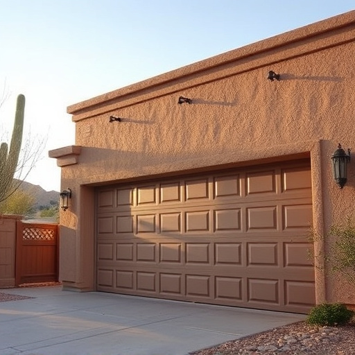 how dust and heat affect garage doors in the desert climate