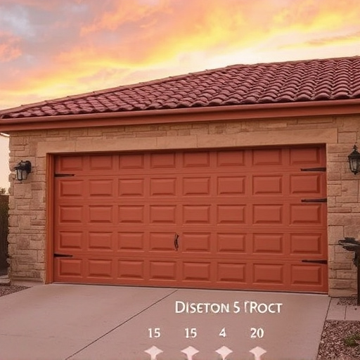how dust and heat affect garage doors in the desert climate