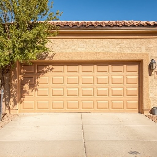 how dust and heat affect garage doors in the desert climate
