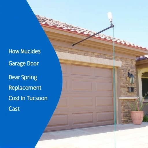 how much does garage door spring replacement cost in Tucson