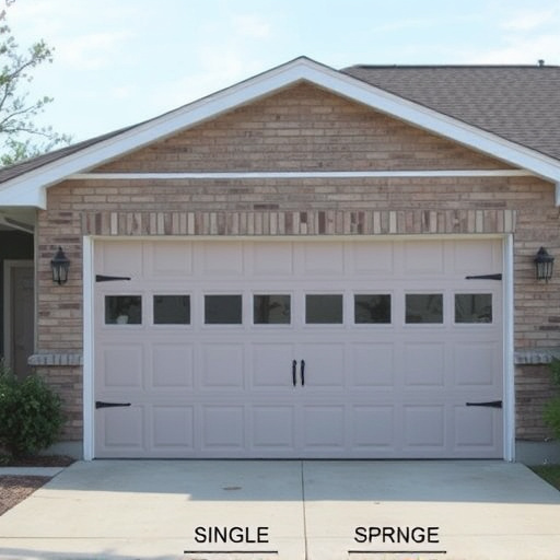 how to choose between single and double garage door springs