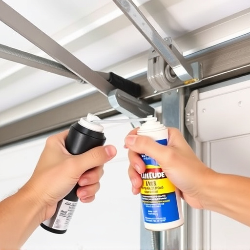 how to lubricate garage door rollers and hinges safely