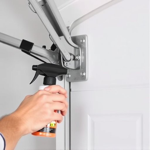 how to lubricate garage door rollers and hinges safely