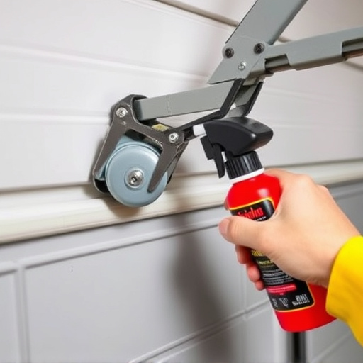 how to lubricate garage door rollers and hinges safely