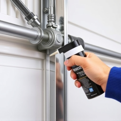 how to lubricate garage door rollers and hinges safely