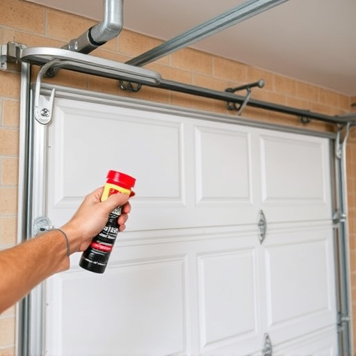 how to lubricate garage door rollers and hinges safely