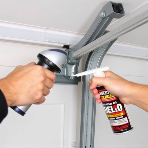 how to lubricate garage door rollers and hinges safely