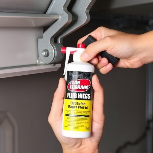 how to lubricate garage door rollers and hinges safely