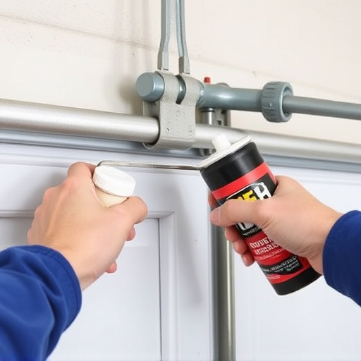 how to lubricate garage door rollers and hinges safely