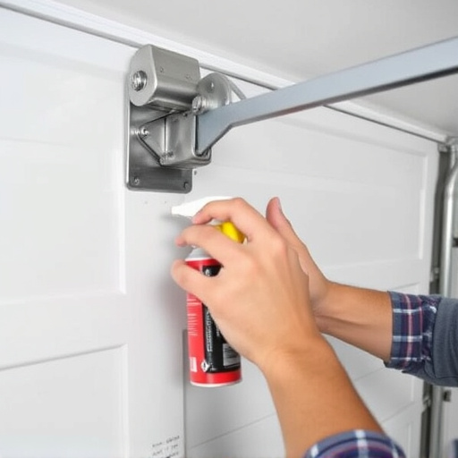 how to lubricate garage door rollers and hinges safely