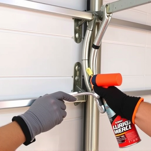 how to lubricate garage door rollers and hinges safely