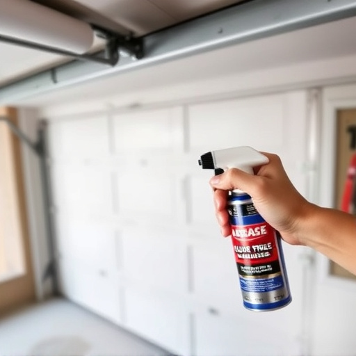 how to lubricate garage door rollers and hinges safely