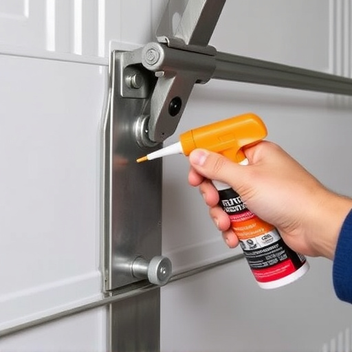 how to lubricate garage door rollers and hinges safely