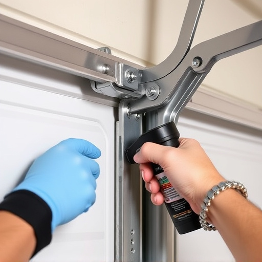 how to lubricate garage door rollers and hinges safely