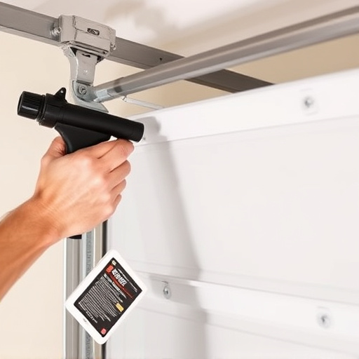how to lubricate garage door rollers and hinges safely