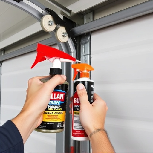 how to lubricate garage door rollers and hinges safely