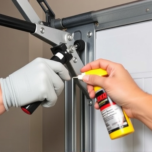 how to lubricate garage door rollers and hinges safely