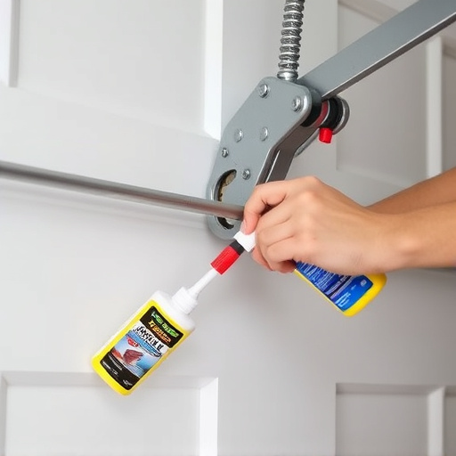 how to lubricate garage door rollers and hinges safely