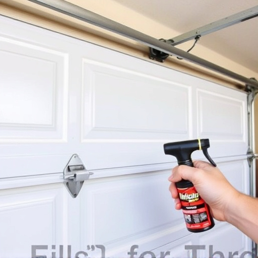 how to lubricate garage door rollers and hinges safely