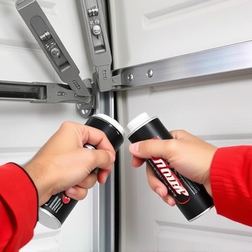 how to lubricate garage door rollers and hinges safely