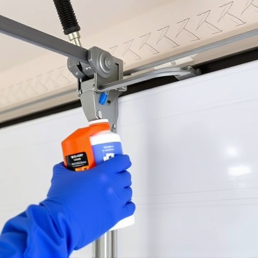 how to lubricate garage door rollers and hinges safely