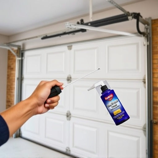 how to lubricate garage door rollers and hinges safely