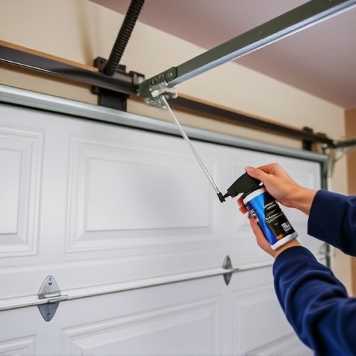 how to lubricate garage door rollers and hinges safely